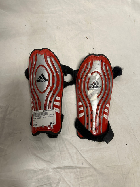 Vist Large View of Product Image Which is Used Adidas Soccer Shin Guards Youth Red SM