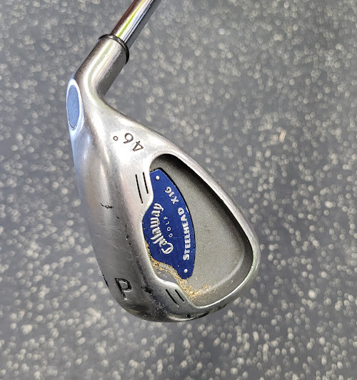Vist Large View of Product Image Which is Used Callaway STEELHEAD X-16 Golf Wedge Mens RH Pitching Wedge