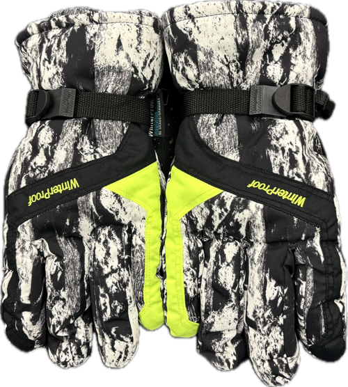 Vist Large View of Product Image Which is Used Snowboard Accessory Black And Neon Green