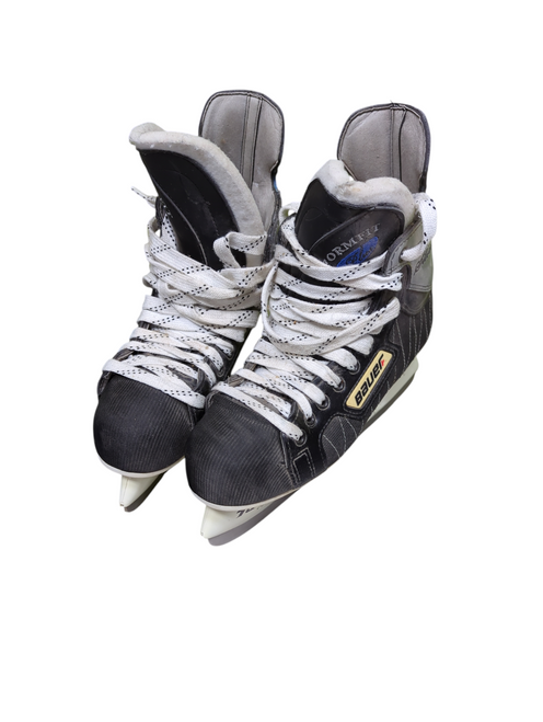 Vist Large View of Product Image Which is Used Bauer SUPREME CLASSIC SILVER Senior Hockey Skate Senior 8