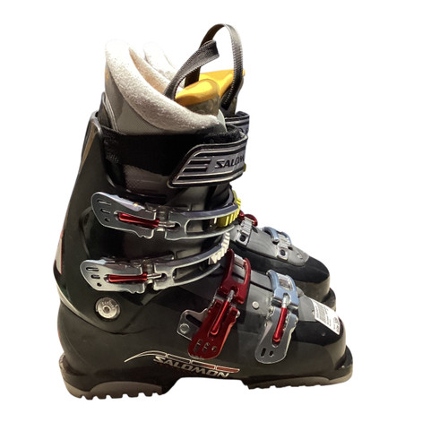 Vist Large View of Product Image Which is Used Salomon PERFORMA 7.5 Mens DH Ski Boot Black 260 MP - M08 - W09