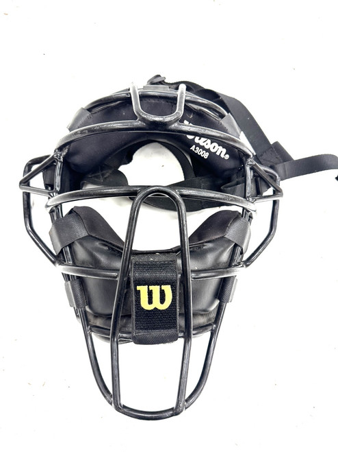 Vist Large View of Product Image Which is Used Wilson A3008 Catchers Mask Black