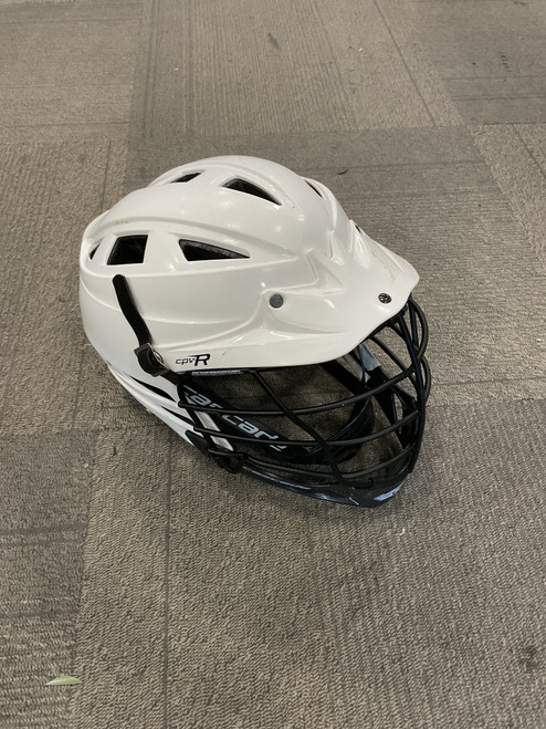 Vist Large View of Product Image Which is Used Cascade CPV-R Lacrosse Helmet White S/M