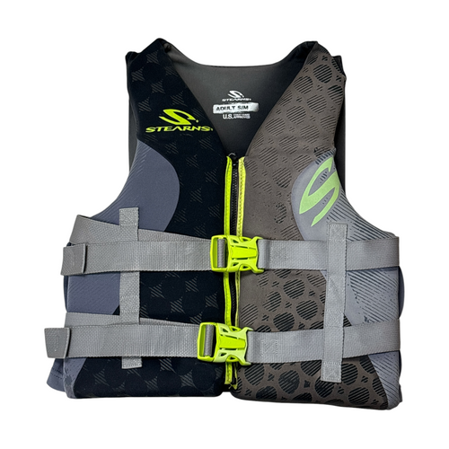 Vist Large View of Product Image Which is Used Stearns Adult PFD Black S/M