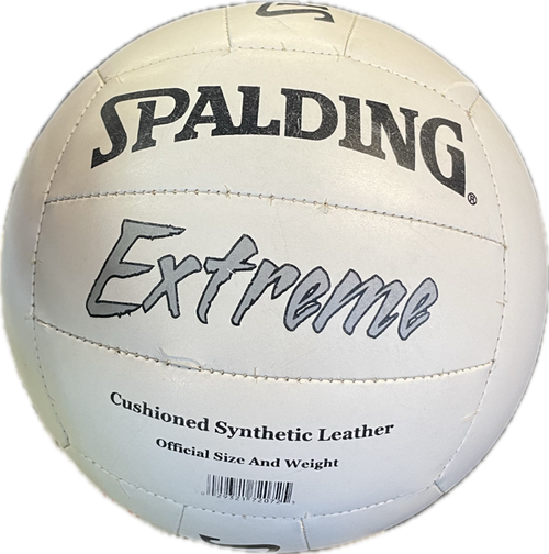 Vist Large View of Product Image Which is Used Spalding Beach Volley Ball White