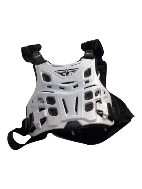 Vist Large View of Product Image Which is Used FLY RACING ROOSTER Mens Roost Protector White