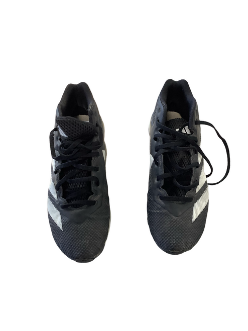 Vist Large View of Product Image Which is Used Adidas ADIZERO BB/SB Cleats Black Senior 7.5