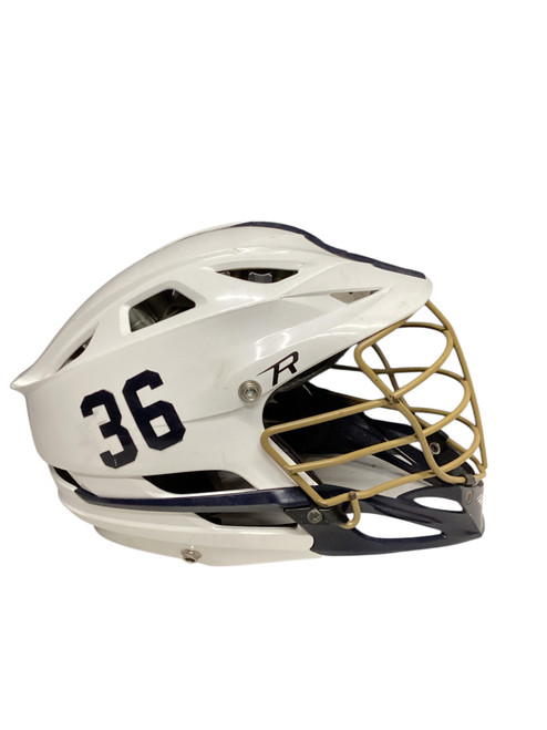 Vist Large View of Product Image Which is Used Cascade R Lacrosse Helmet White One Size