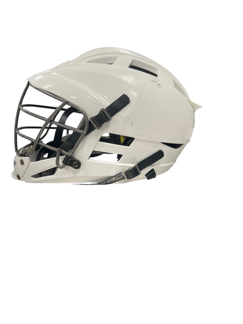 Vist Large View of Product Image Which is Used Cascade CSR Lacrosse Helmet White One Size