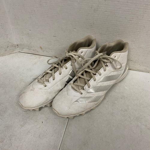Vist Large View of Product Image Which is Used Adidas Adult FB Cleats White Senior 11.5