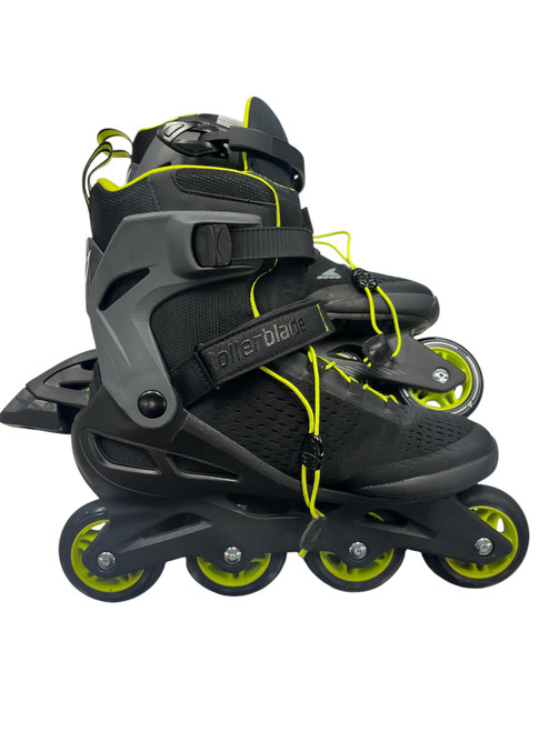 Vist Large View of Product Image Which is Used Rollerblade ZETRA BLADE Senior Aggressive Skates Black Senior 9