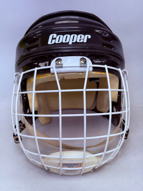 Vist Large View of Product Image Which is Used Cooper HH1000L Helmet Cage Combo Black One Size