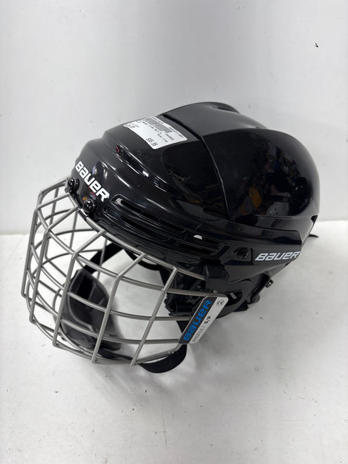 Vist Large View of Product Image Which is Used Bauer 2100 Helmet Cage Combo Black SM