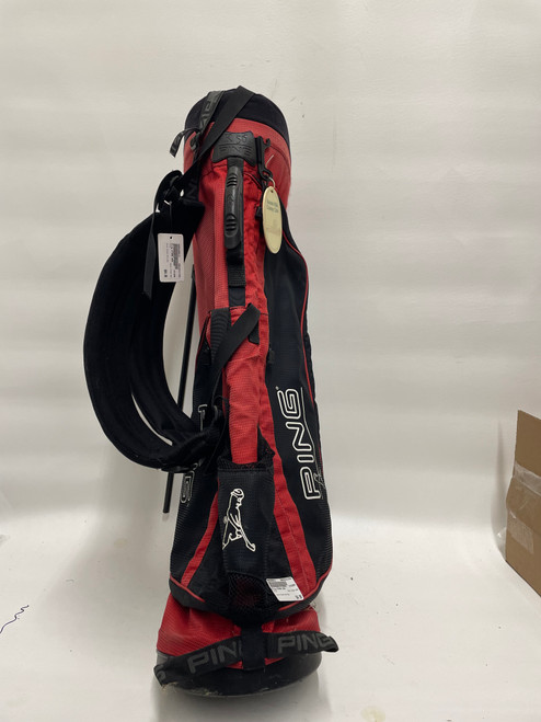 Vist Large View of Product Image Which is Used Ping STAND BAG Mens Stand Bag Black And Red