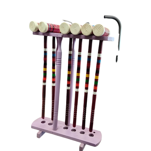 Vist Large View of Product Image Which is Used 6 player Croquet Set