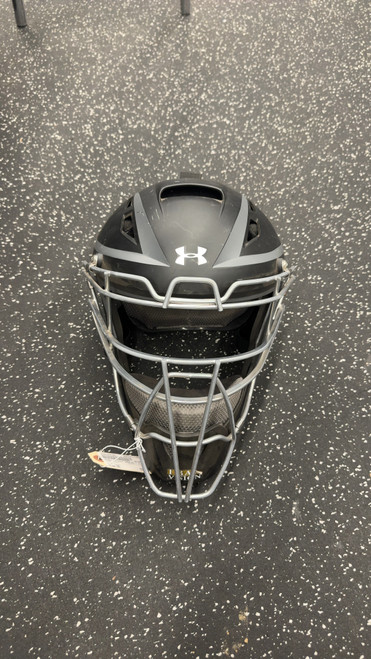 Vist Large View of Product Image Which is Used Under Armour UAHG3A-1 7-7 1/2 Catchers Helmet w/Mask Black One Size