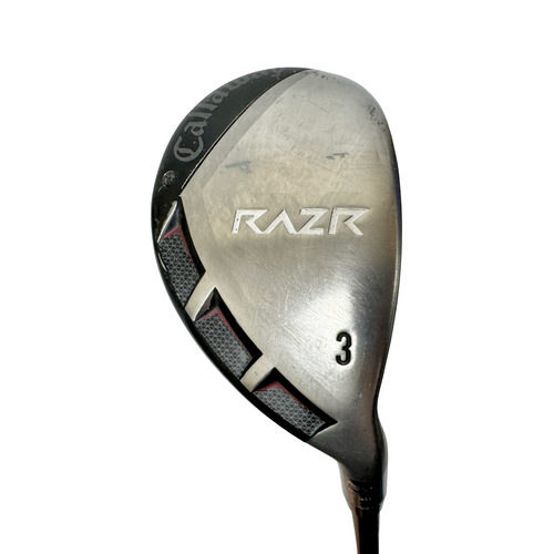 Vist Large View of Product Image Which is Used Callaway RAZR Men's RH 3 Hybrid Senior Flex Graphite Shaft