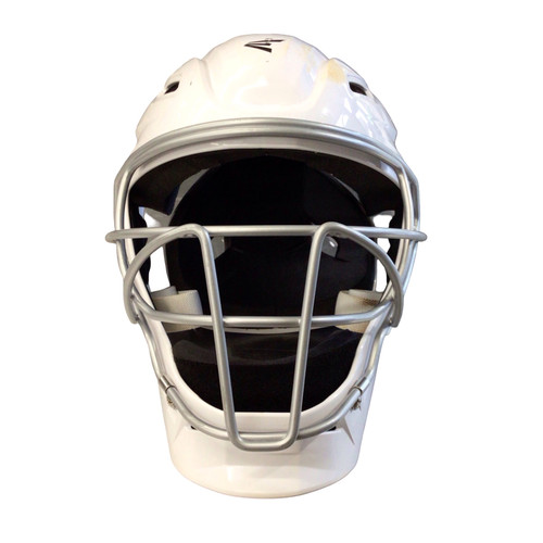 Vist Large View of Product Image Which is Used Easton FUNDAMENTAL 6 1/2 - 7 1/8 Catchers Helmet w/Mask White S/M