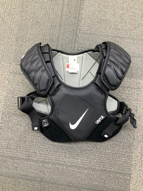 Vist Large View of Product Image Which is Used Nike VAPOR Lacrosse Shoulder Pads Black MD