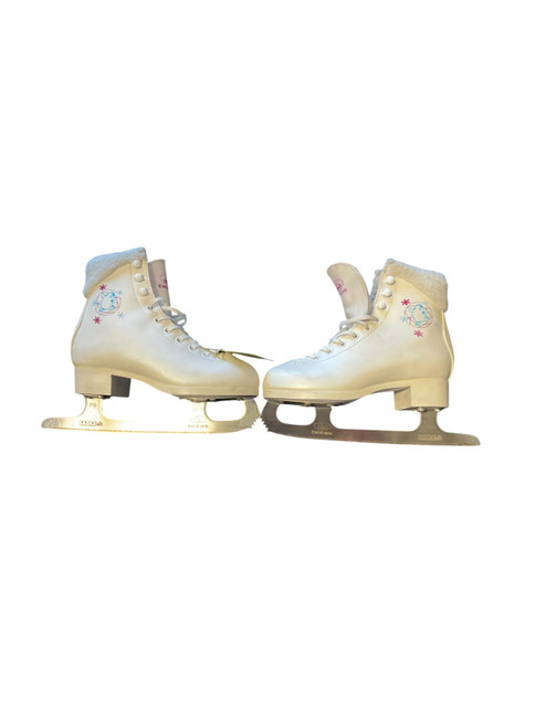 Vist Large View of Product Image Which is Used BOTAS OVERTURE SZ 2 FIGURE SKATES Girls Figure Skate White Junior 02