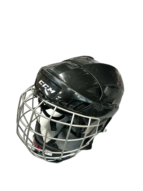 Vist Large View of Product Image Which is Used CCM FL40 COMBO Helmet Cage Combo Black SM