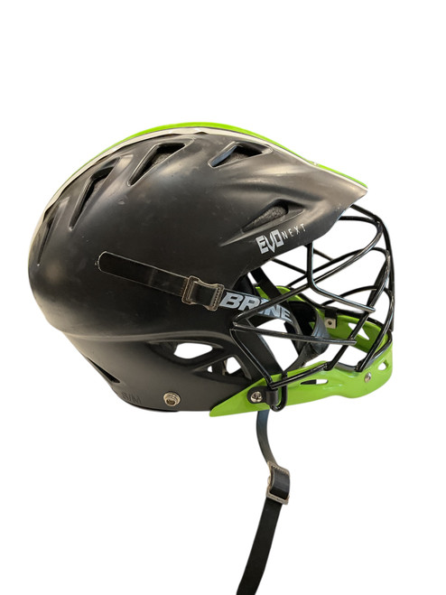 Vist Large View of Product Image Which is Used Brine EVO NEXT S/M Lacrosse Helmet Black S/M