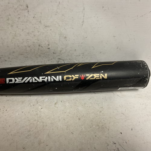 Vist Large View of Product Image Which is Used Demarini CF Zen CBC-19 High School -3 Baseball Bat Black 33"