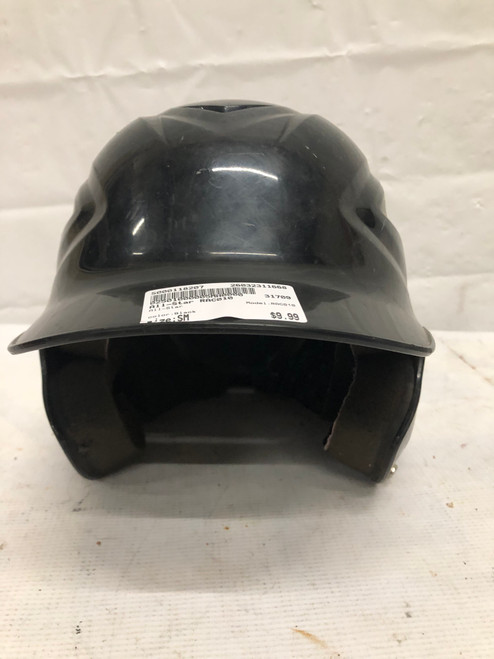 Vist Large View of Product Image Which is Used All-Star RAC010 Batting Helmet No Mask Black SM