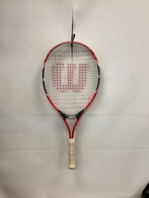Vist Large View of Product Image Which is Used Wilson FEDERER 25 Adult Tennis Racquet Red Unknown