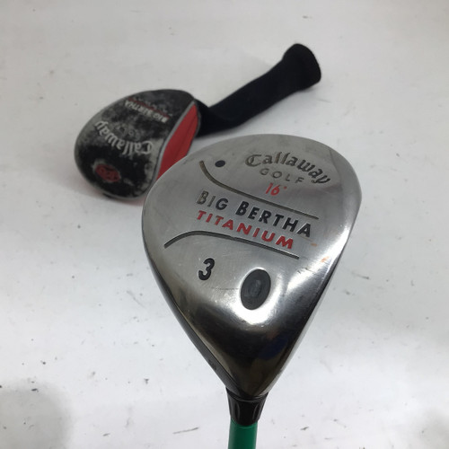 Vist Large View of Product Image Which is Used Callaway BIG BERTHA TITANIUM 16 DEG 3 FW WOOD R F Mens Fairway Wood RH 3 Wood