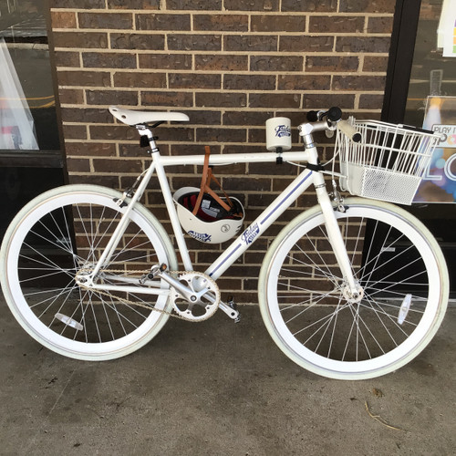 Vist Large View of Product Image Which is Used SOLE FRIDAY BEERS FIXIE FIXED GEAR BIKE Hybrid/City Bike Mens White 56-58cm - LG Frame