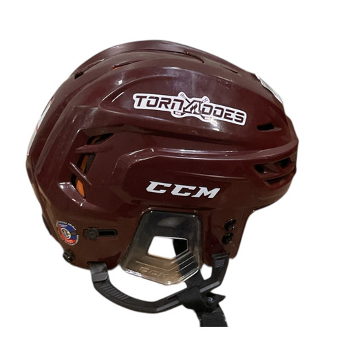 Vist Large View of Product Image Which is Used CCM TACKS 710 SM Hockey Helmet Only Brown SM