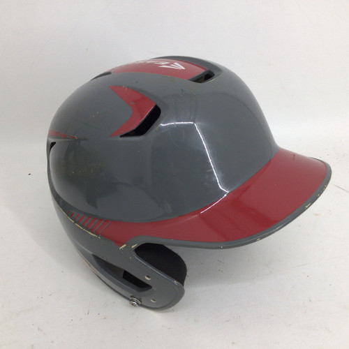 Vist Large View of Product Image Which is Used Easton Z5 2 TONE 6 3/8-7 1/8 BB HELMET Batting Helmet No Mask Grey One Size