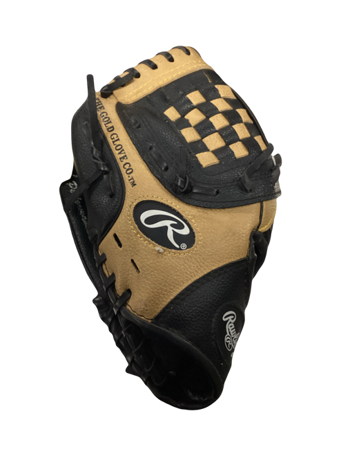 Vist Large View of Product Image Which is Used Rawlings PLAYER SERIES BB/SB Glove LH Throw Brown 10"