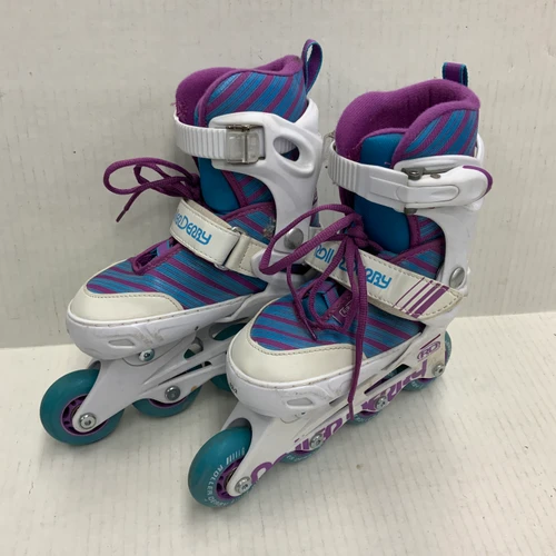 Vist Large View of Product Image Which is Used RollerDerby 12-2 Child Rec Fitness Skates White Adjustable