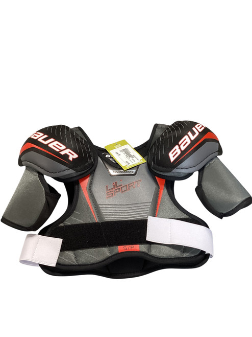 Vist Large View of Product Image Which is Used Bauer LIL SPORT SM Junior Shoulder Pads SM