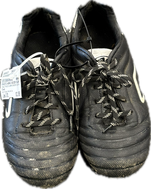 Vist Large View of Product Image Which is Used ATHLETIC WORKS SOCCER CLEATS Soccer Cleats Black And White Junior 01