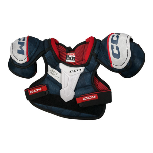 Vist Large View of Product Image Which is Used CCM NEXT Youth Shoulder Pads SM