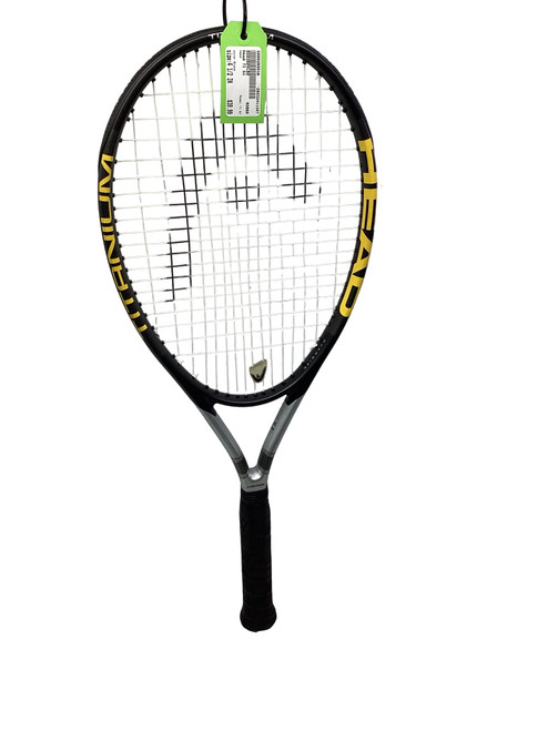 Vist Large View of Product Image Which is Used Head TI S1 Adult Tennis Racquet Black 4 1/2"