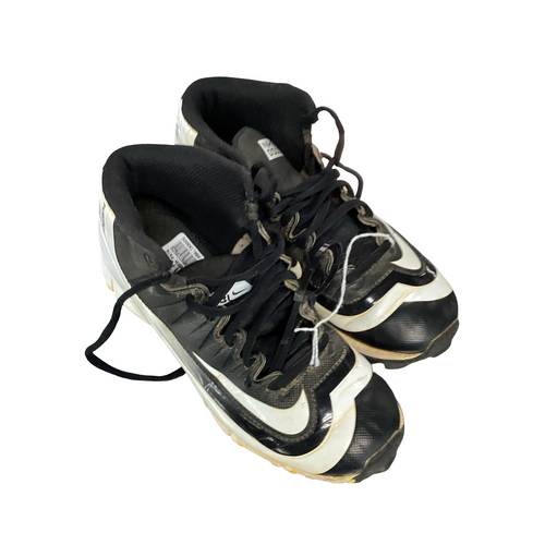 Vist Large View of Product Image Which is Used Nike HUARACHE HI BB/SB Cleats Black Junior 02