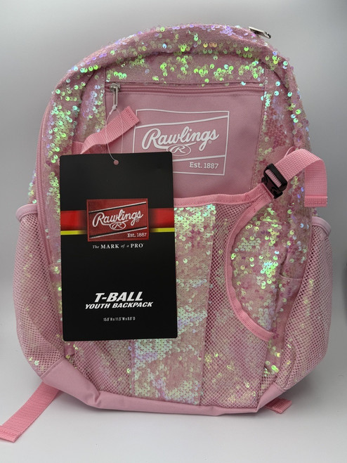 Vist Large View of Product Image Which is New RAWLINGS BACKPACK PINK