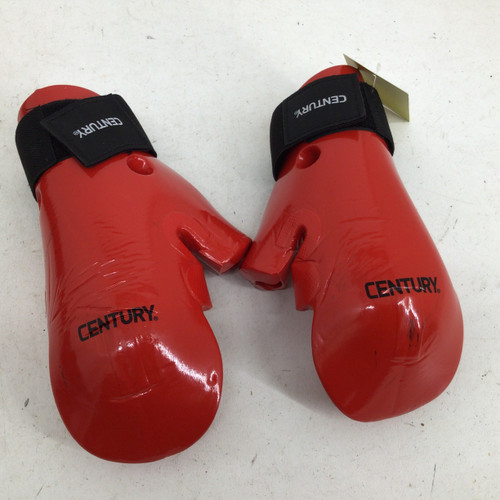 Vist Large View of Product Image Which is Used Century YOUTH MARTIAL ARTS HAND GUARDS Martial Arts Hand Pads Red Youth
