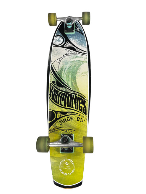 Vist Large View of Product Image Which is Used Kryptonics LONGBOARD Longboard Green Long