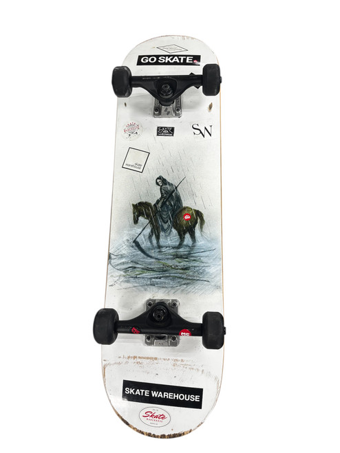 Vist Large View of Product Image Which is Used SKATE WAREHOUSE Complete Skateboard Black Long