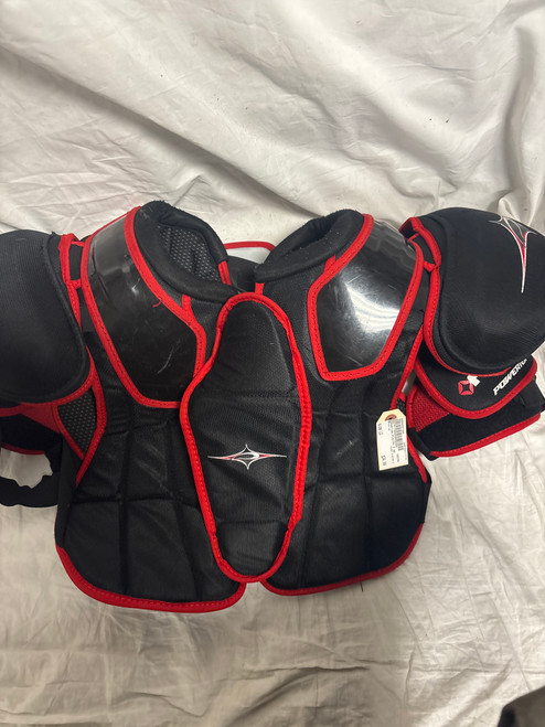 Vist Large View of Product Image Which is Used Powertek FUSION 3 Senior Shoulder Pads LG