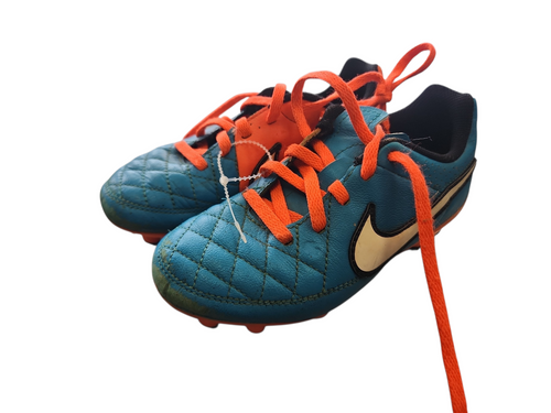 Vist Large View of Product Image Which is Used Nike Soccer Cleats Royal Blue Youth 11.5