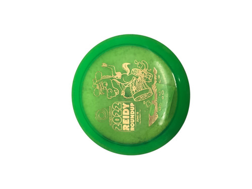 Vist Large View of Product Image Which is Used 2022 REIDY ROUNDUP Disc Golf Driver Green