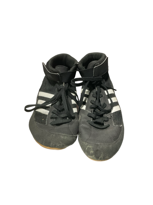 Vist Large View of Product Image Which is Used Adidas Wrestling Shoes Black Senior 7
