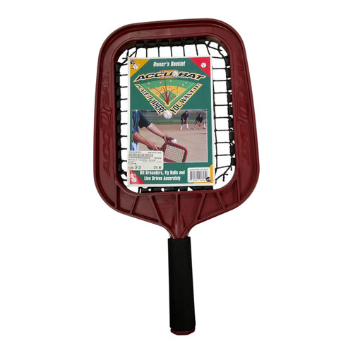 Vist Large View of Product Image Which is Used Accubat COACHES HELPER BB/SB Other Bat Red 19"