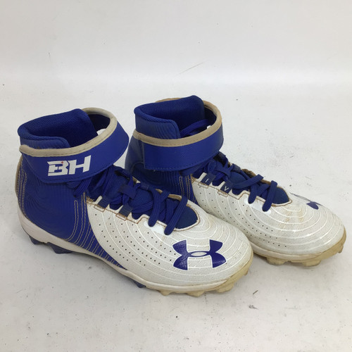Vist Large View of Product Image Which is Used Under Armour BRYCE HARPER JR 3.5 BB CLEAT BB/SB Cleats Royal Blue Junior 03.5